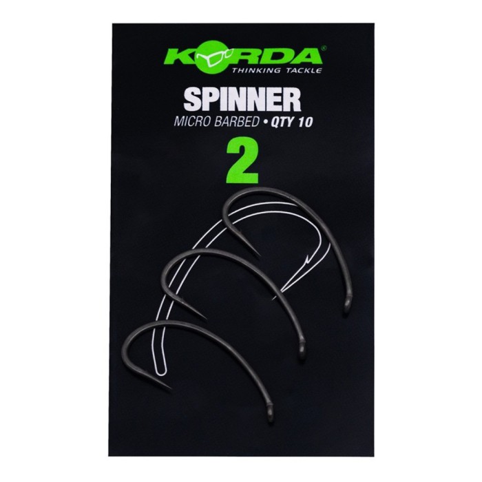 Korda Spinner Fishing Hooks Size 2