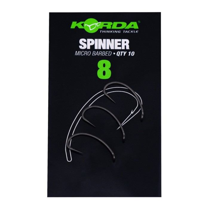 Korda Spinner Fishing Hooks Size 8