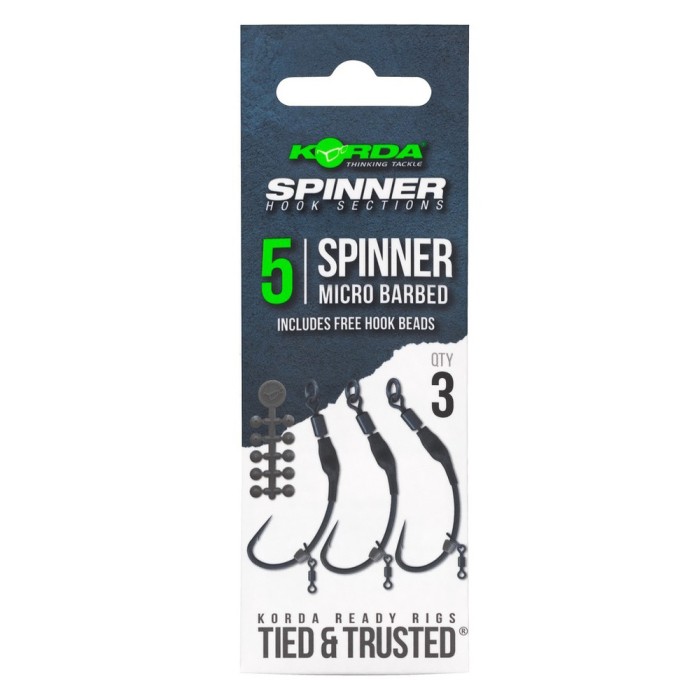 Korda Spinner Rig Hook Sections Size 5