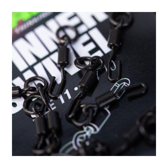 Korda Spinner Ring Fishing Swivel Close Up 2