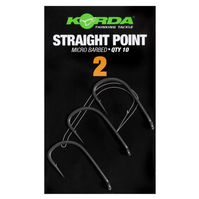 Korda Straight Point Hooks - Micro Barbed 5