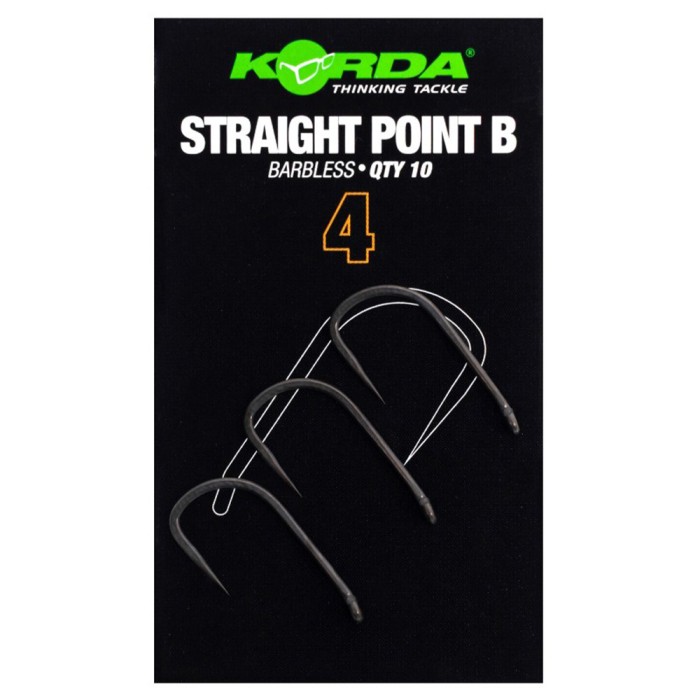 Korda Straight Point Hooks - Barbless 1