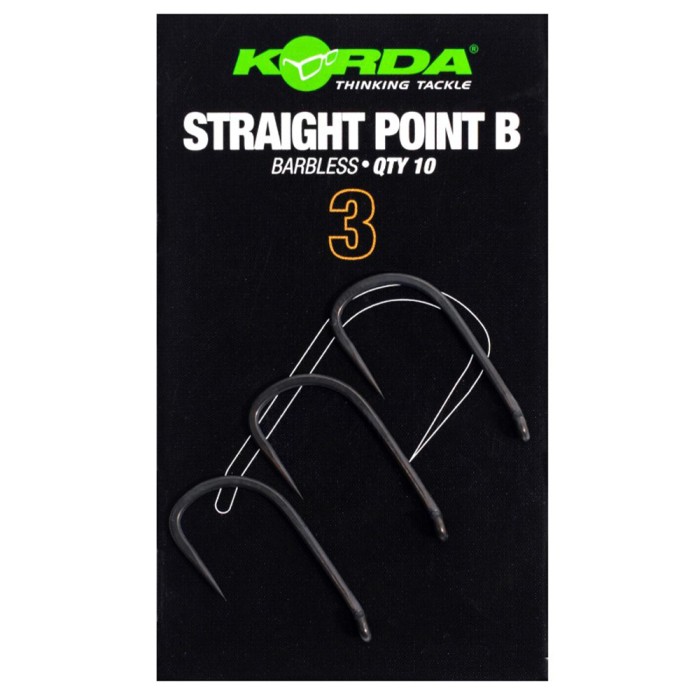 Korda Straight Point Hooks - Barbless 2
