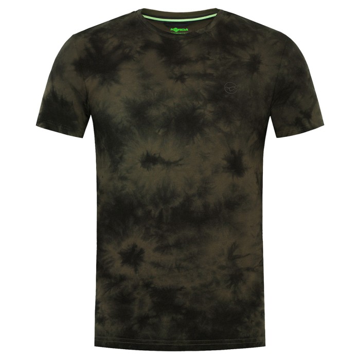 Korda Tie Dye Dark Olive Fishing T-Shirt