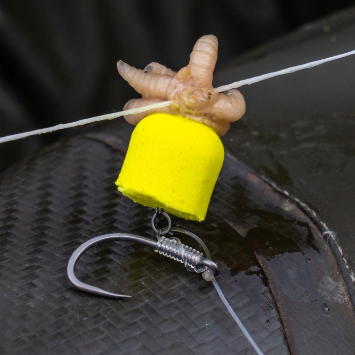 Korda Wide Gape Barbless Fishing Hook In Use 2