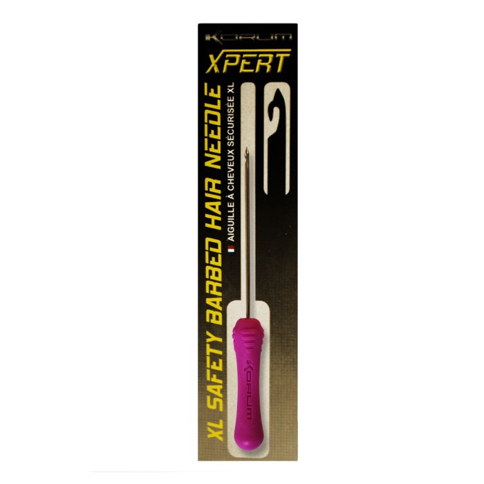 korum xl safety barbed hair needle