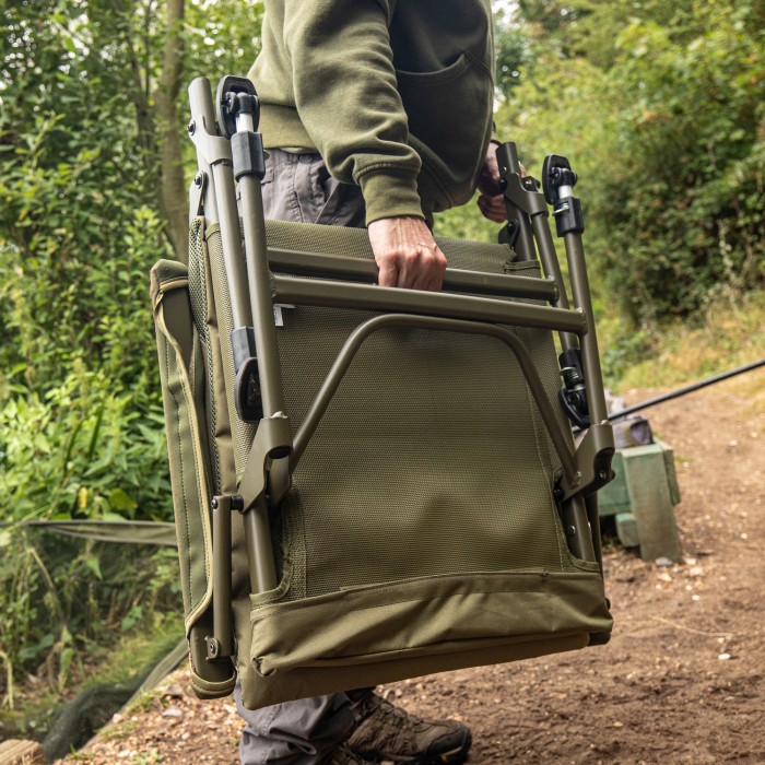 Korum Aeronium Supa Lite Fishing Chair Deluxe Packed Away