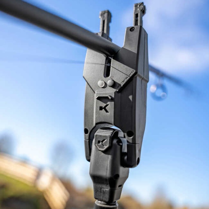 Korum Angle Tilt Bite Alarm In Use 1