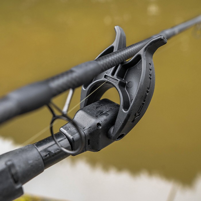 Korum Angle Tilt Compact Rod Rest In Use