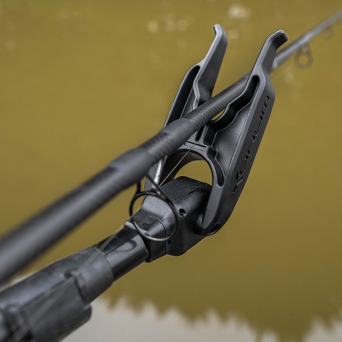 Korum Angle Tilt Security Rod Rest In Use