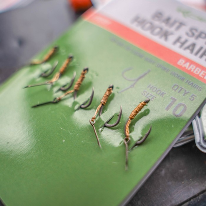 Korum Bait Spike Hook Hairs - Barbed 2
