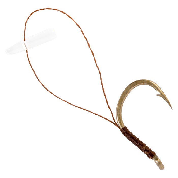 Korum Barbed Fishing Hook Hairs with Quickstops