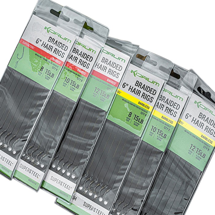 Korum Big Fish Braided Hair Rigs 6 Inch 1