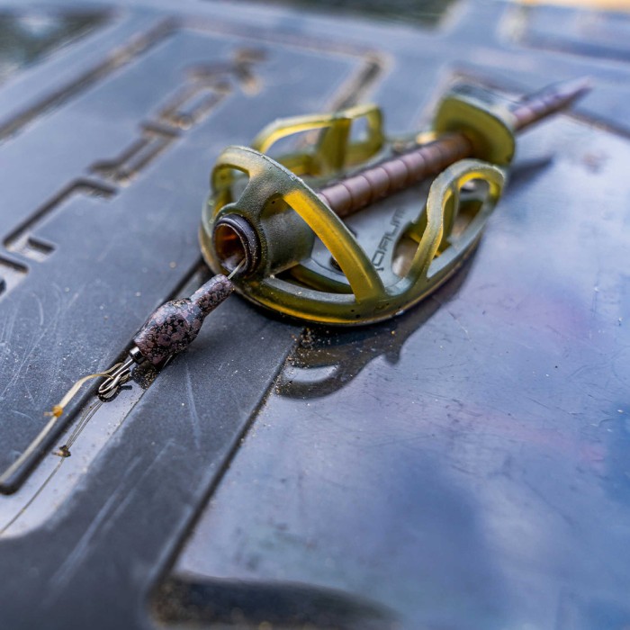 Korum Camo Bolt Buffer Bead - QC In Use 1