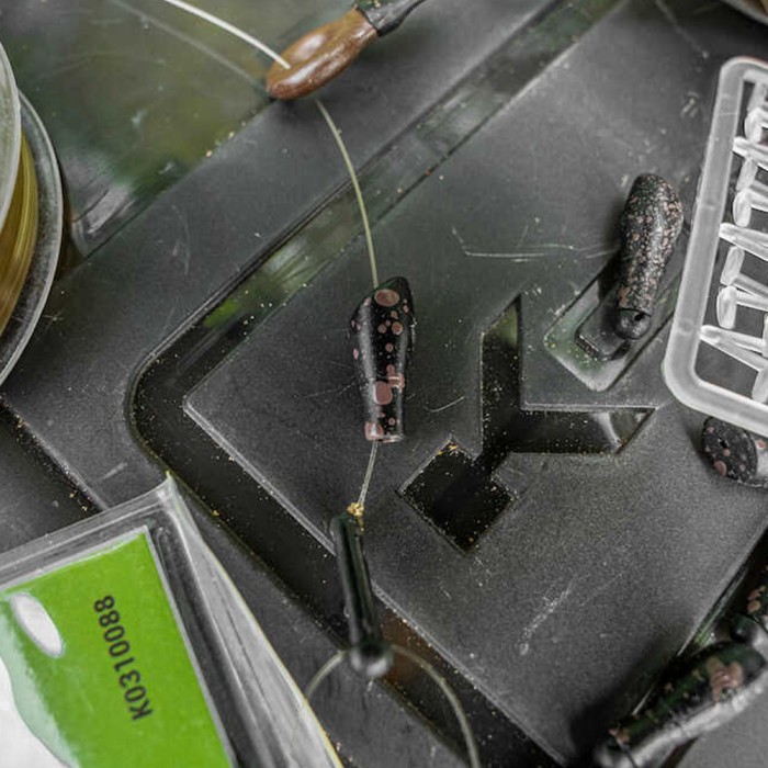 Korum Camo Quick Change Bead - Anti Tangle In Use 1