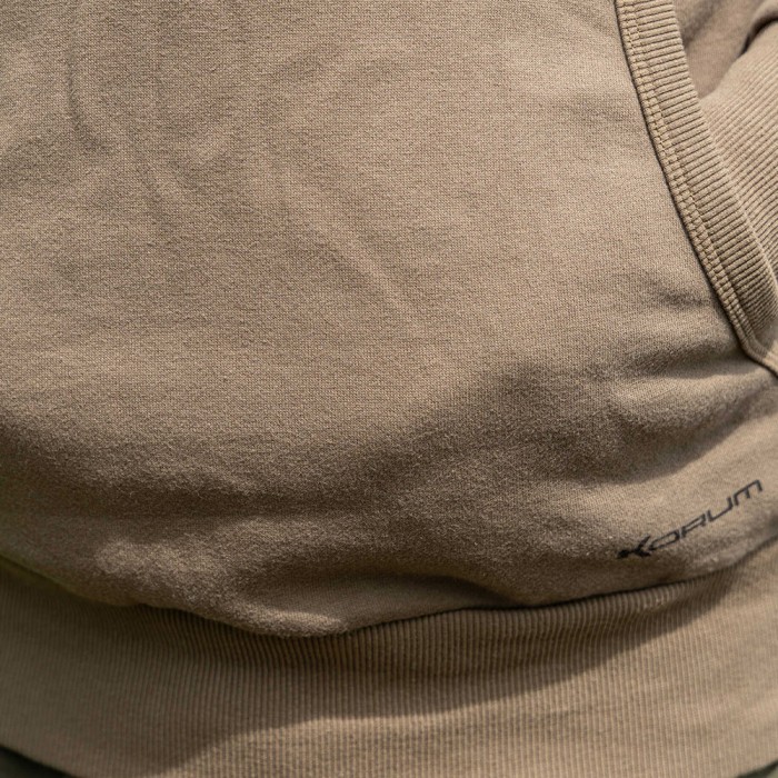 Korum Classic Barbel Hoodie Close Up 4