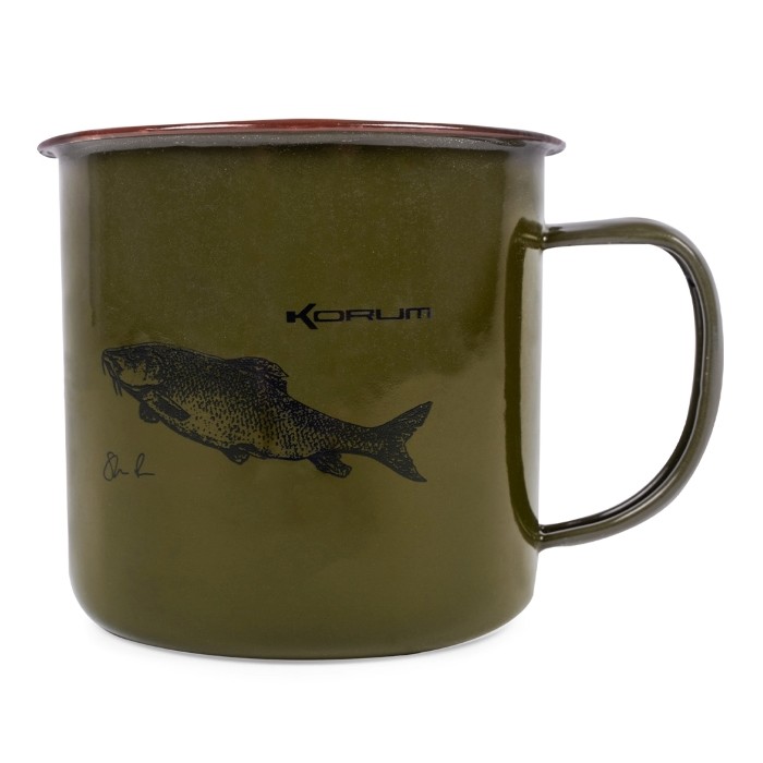 Korum Classic Enamel Barbel Mug