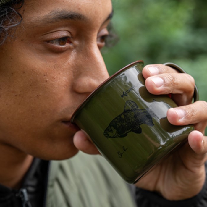 Korum Classic Tench Enamel Mug 3