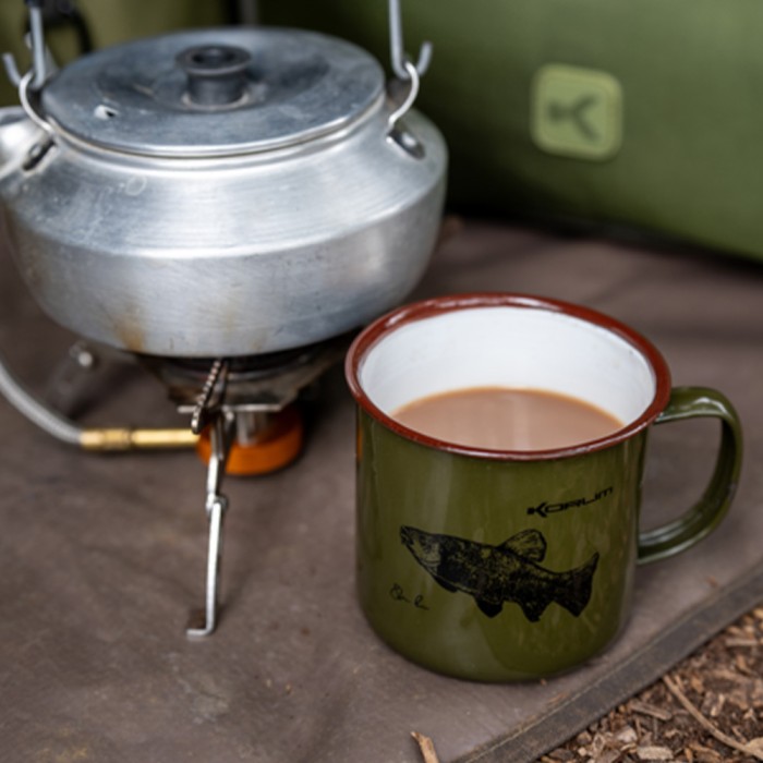 Korum Classic Tench Enamel Mug 4