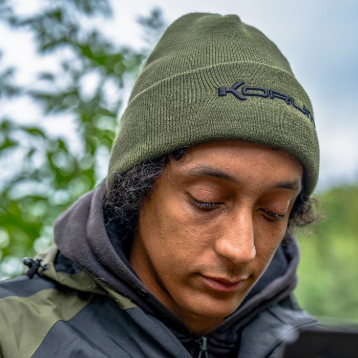 Korum Classic Olive Beanie 1