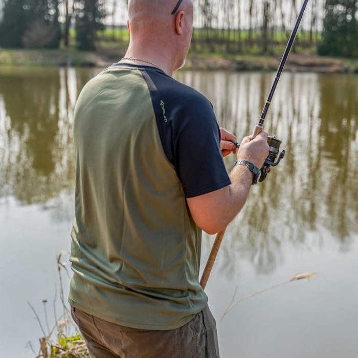 Korum Dri-Active T-Shirt In Use 4