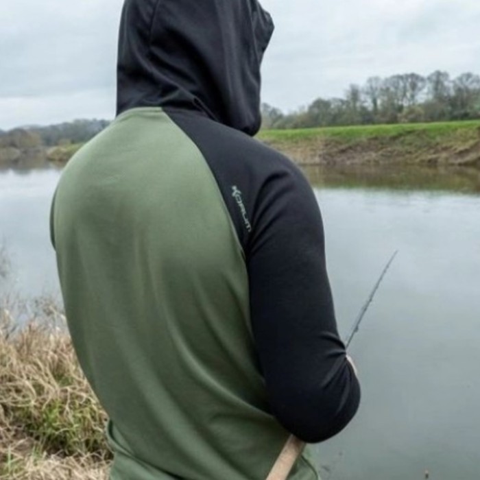 Korum Dri-Active Hooded Longsleeve T-Shirt 1