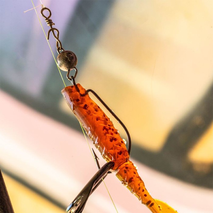 Korum Snapper Fishing Clip-Ons In Use 2