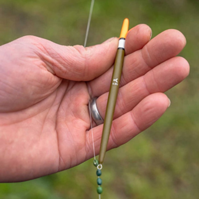 Korum Glide Pro Quill Floats In Use 1