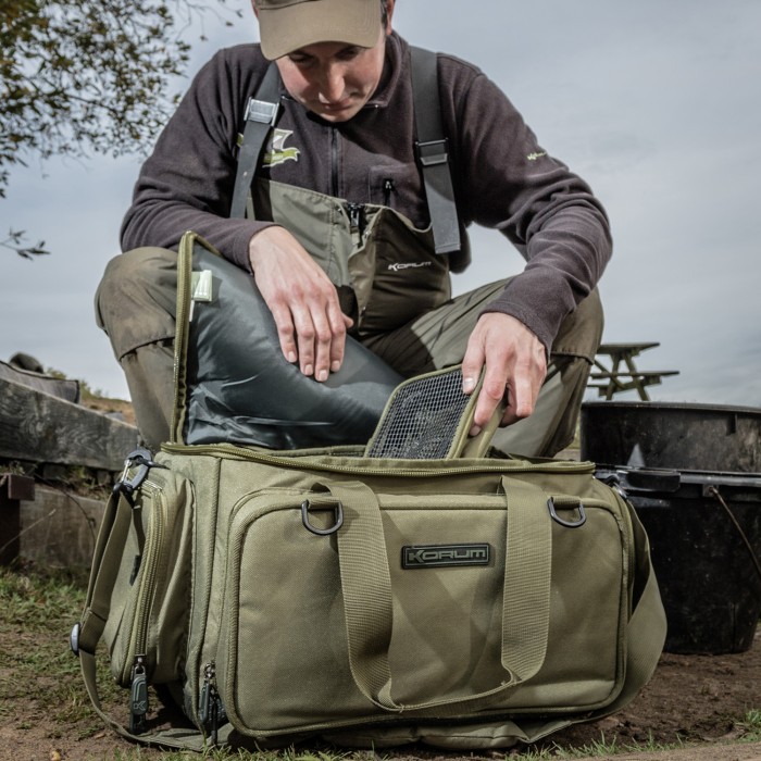 Korum ITM Carryall in use