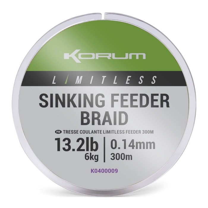 Korum Limitless Sinking Feeder Braid 300m