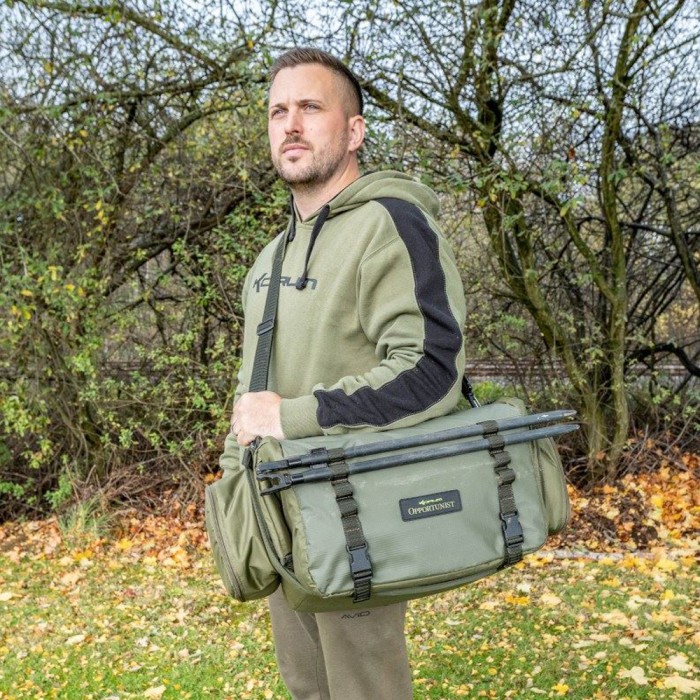 Korum Opportunist Mat Fishing Bag In Use 1