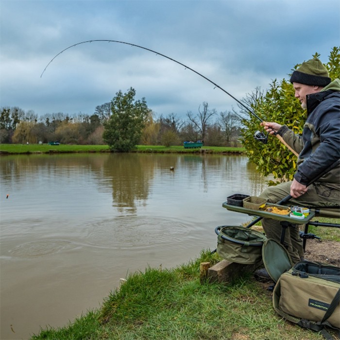 Korum Phase 1 Float Fishing Rod In Use 1