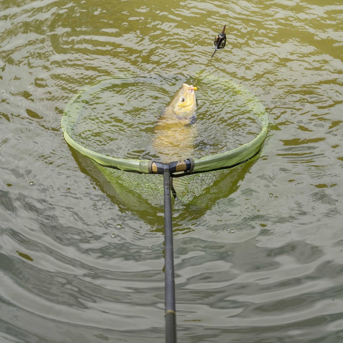 Korum Power Folding Spoon Latex Landing Net 3