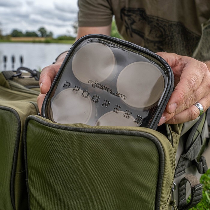Korum Progress EVA Hookbait Pouch & Pots - 4 Tub 2