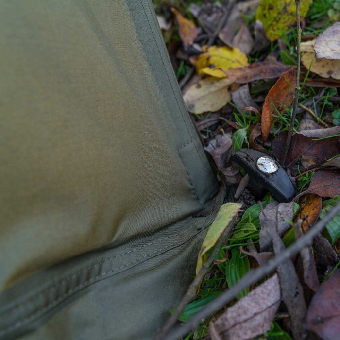 Korum Progress Graphite Brolly Shelter 50" Close Up 3