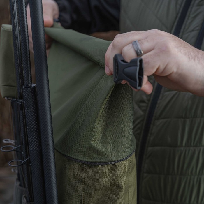 Korum Progress Quiver 3 Rod Holdall Close Up 1