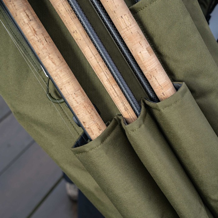 Korum Progress Quiver 3 Rod Holdall Close Up 4