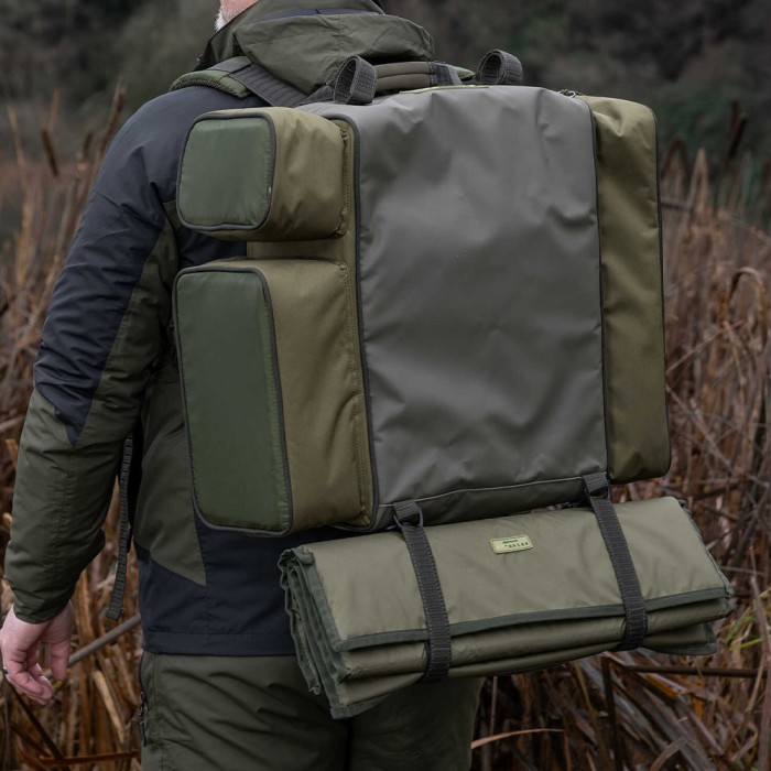 Korum Progress Ruckbag 35L In Use 1
