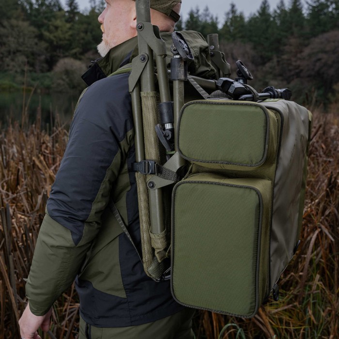Korum Progress Ruckbag 35L In Use 4