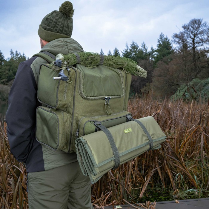 Korum Progress Rucksack 35L In Use 3