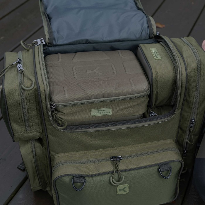 Korum Progress Rucksack 35L In Use 7