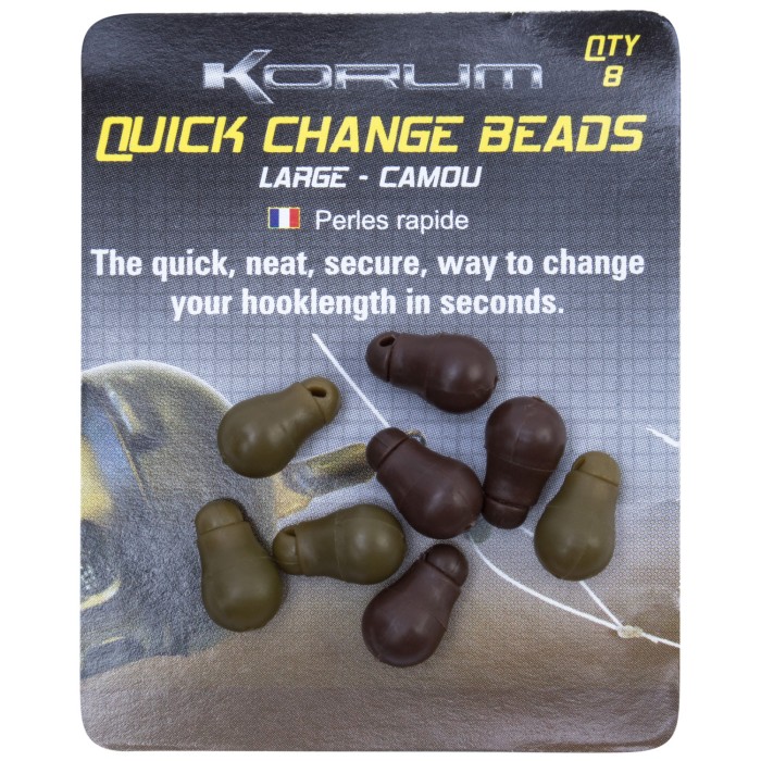 Korum Quick Change Fishing Beads Packaging