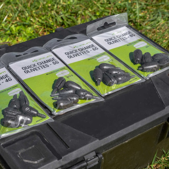 Korum Quick Change Olivettes In Packaging