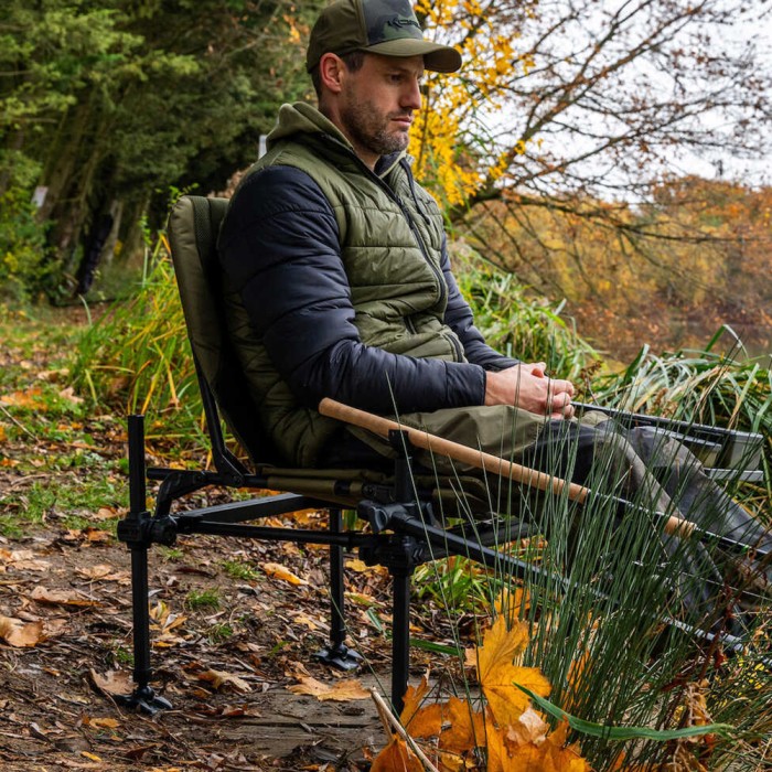 Korum S23 Accessory Chair II In Use 2