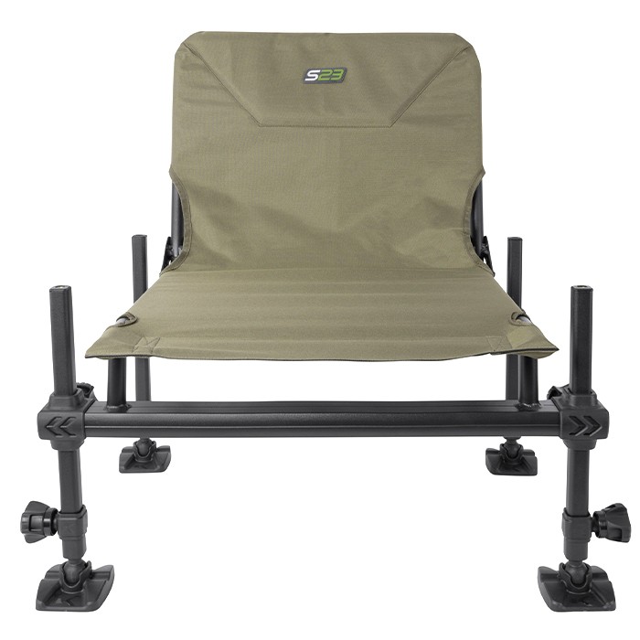 Korum S23 Compact Accessory Fishing Chair Front