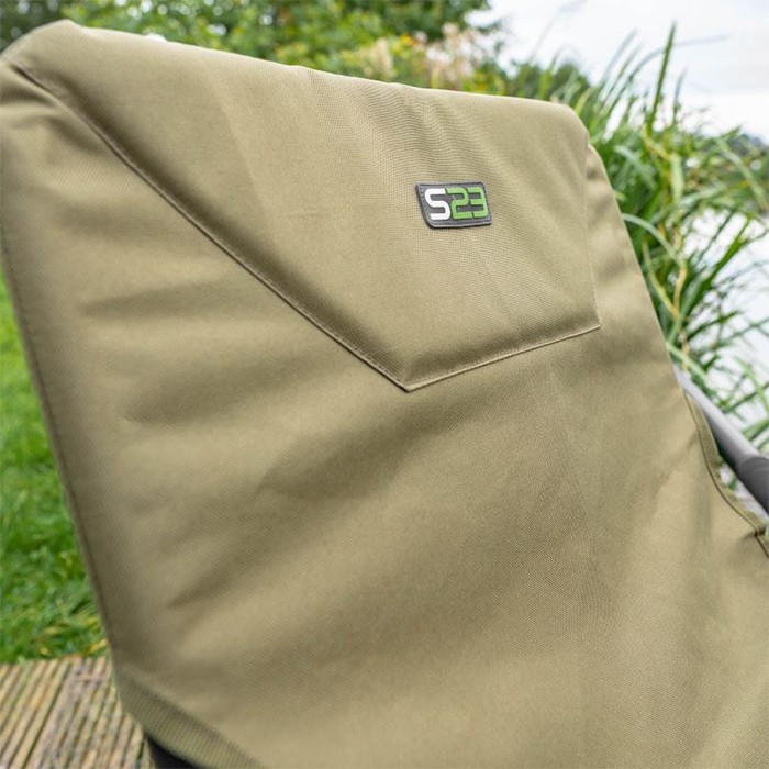 Korum S23 Compact Accessory Fishing Chair Close Up 5