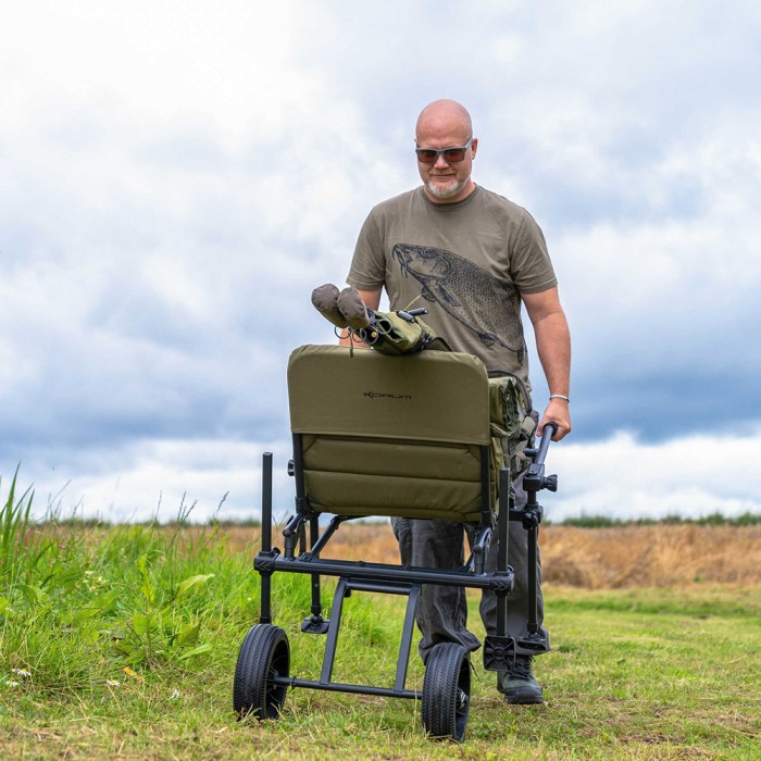 Korum S23 Twin Wheel Barrow Kit 1