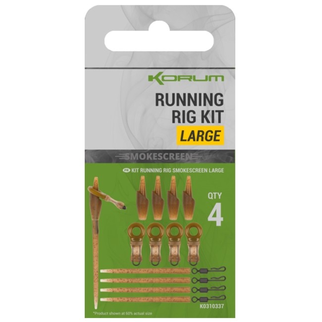 Korum Smokescreen Running Rig Kit - Large