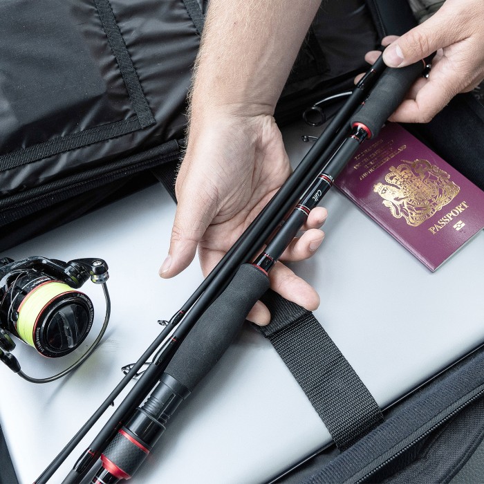 Korum Snapper Cult Travel Lure Fishing Rod In Use