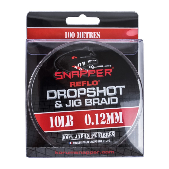 Korum Snapper Dropshot and Jig Braid 10lb 0.12 mm